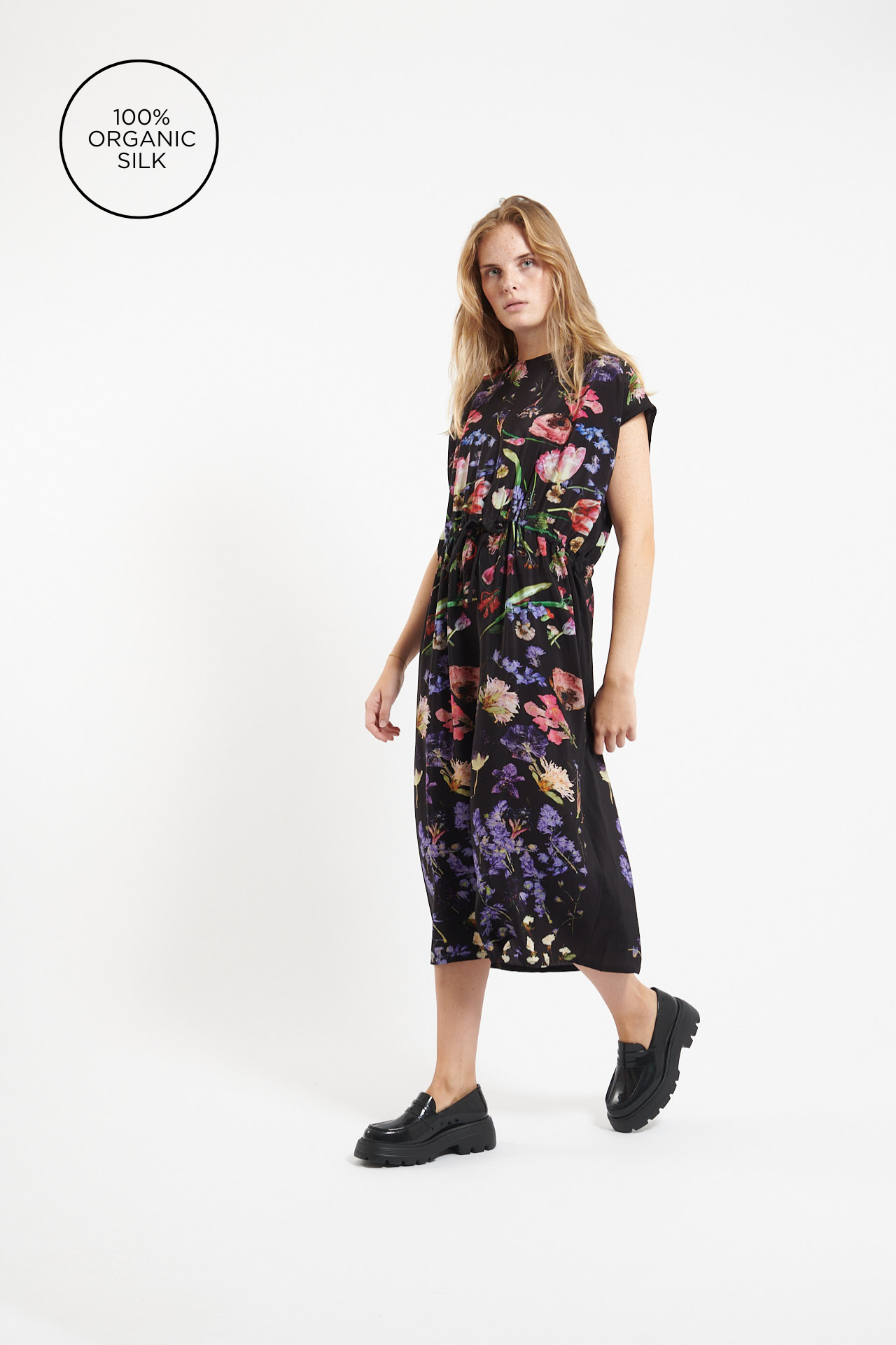 Simple Dress Pressed Flowers