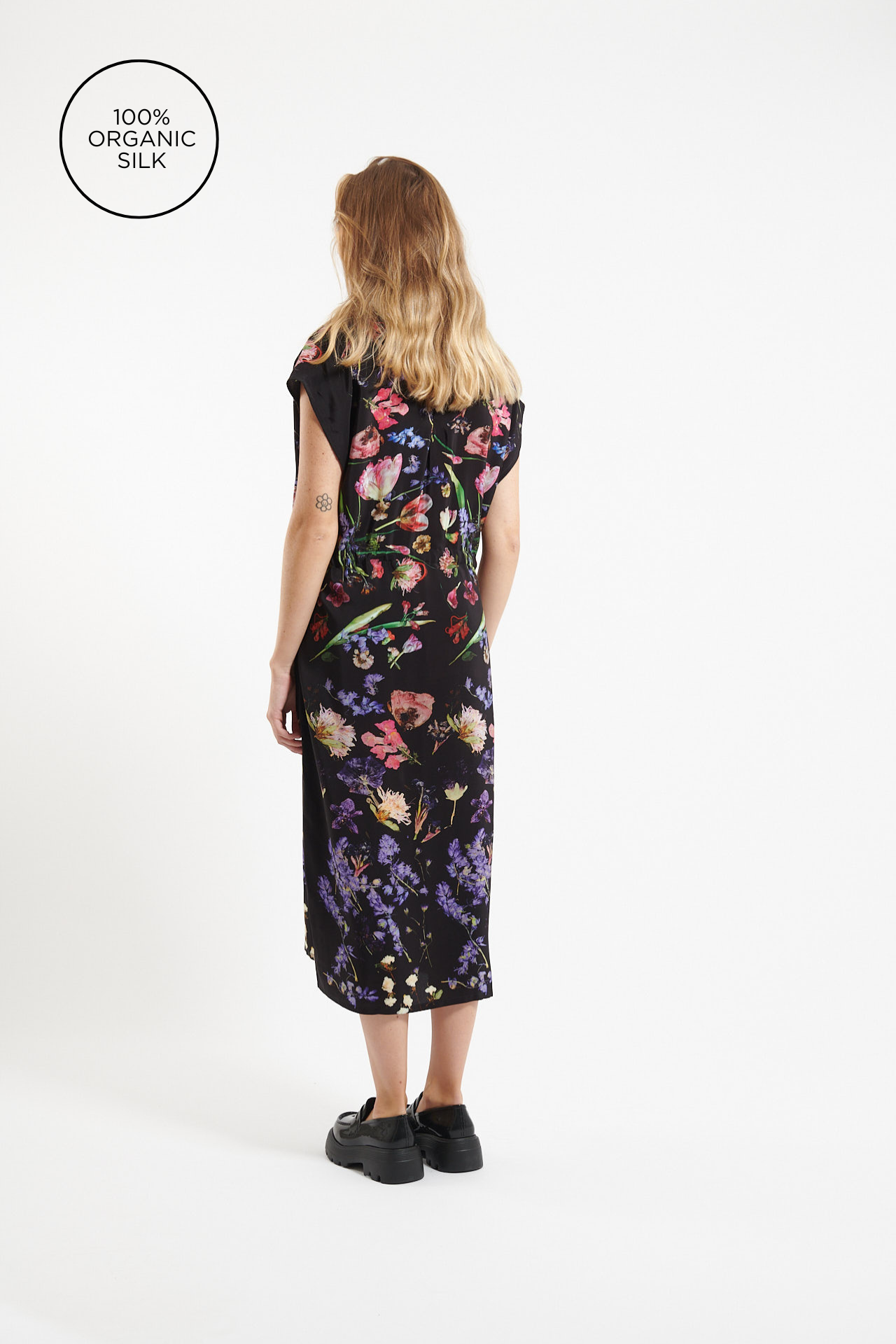 Simple Dress Pressed Flowers