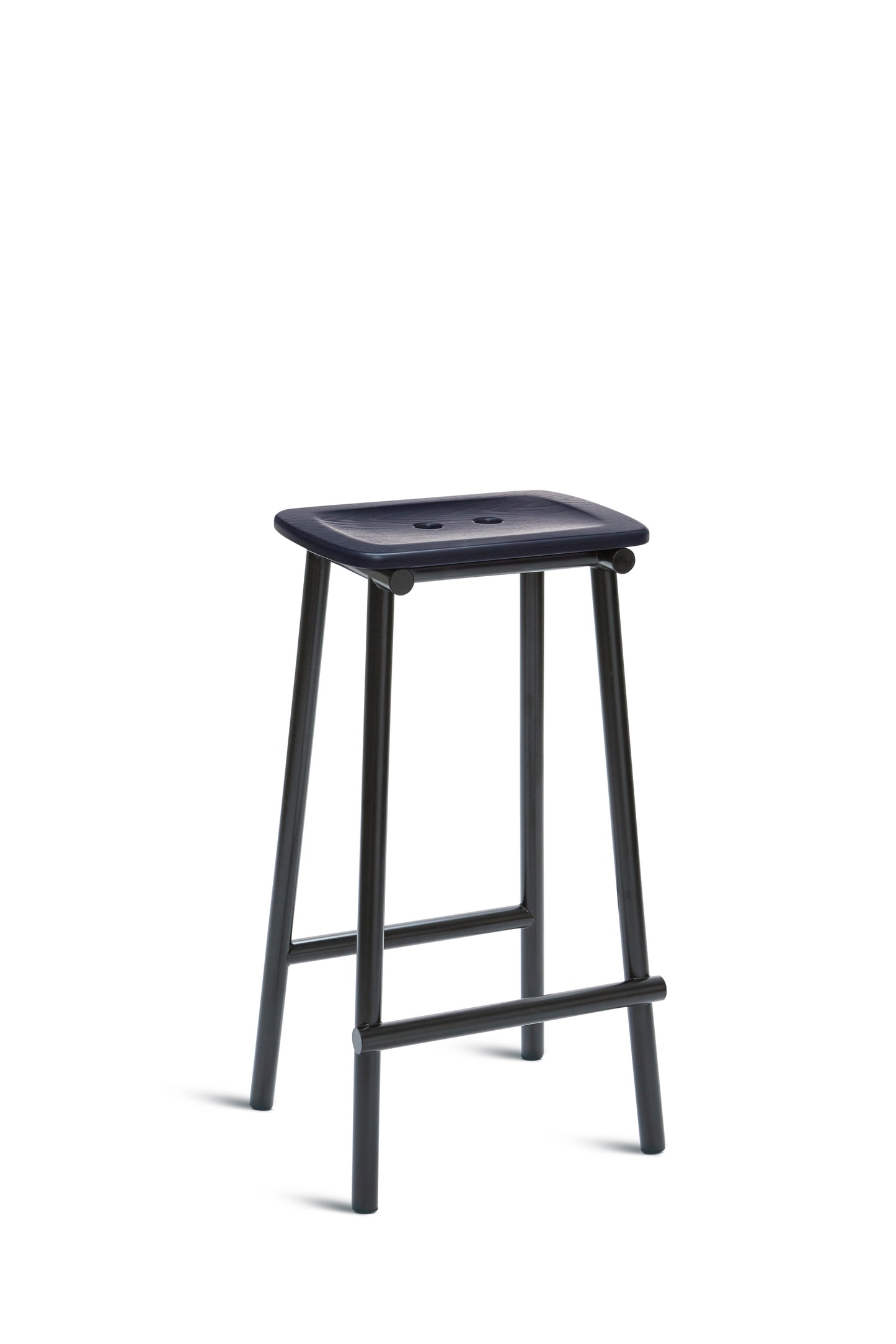 Tubby Tube bar stool black