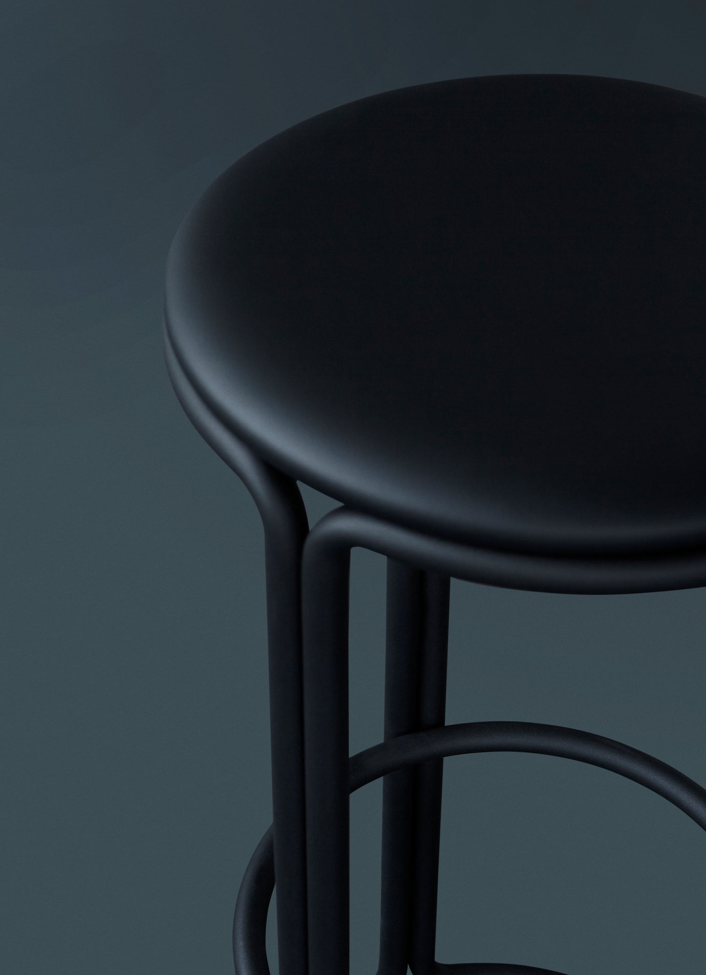 Black Hardie stool