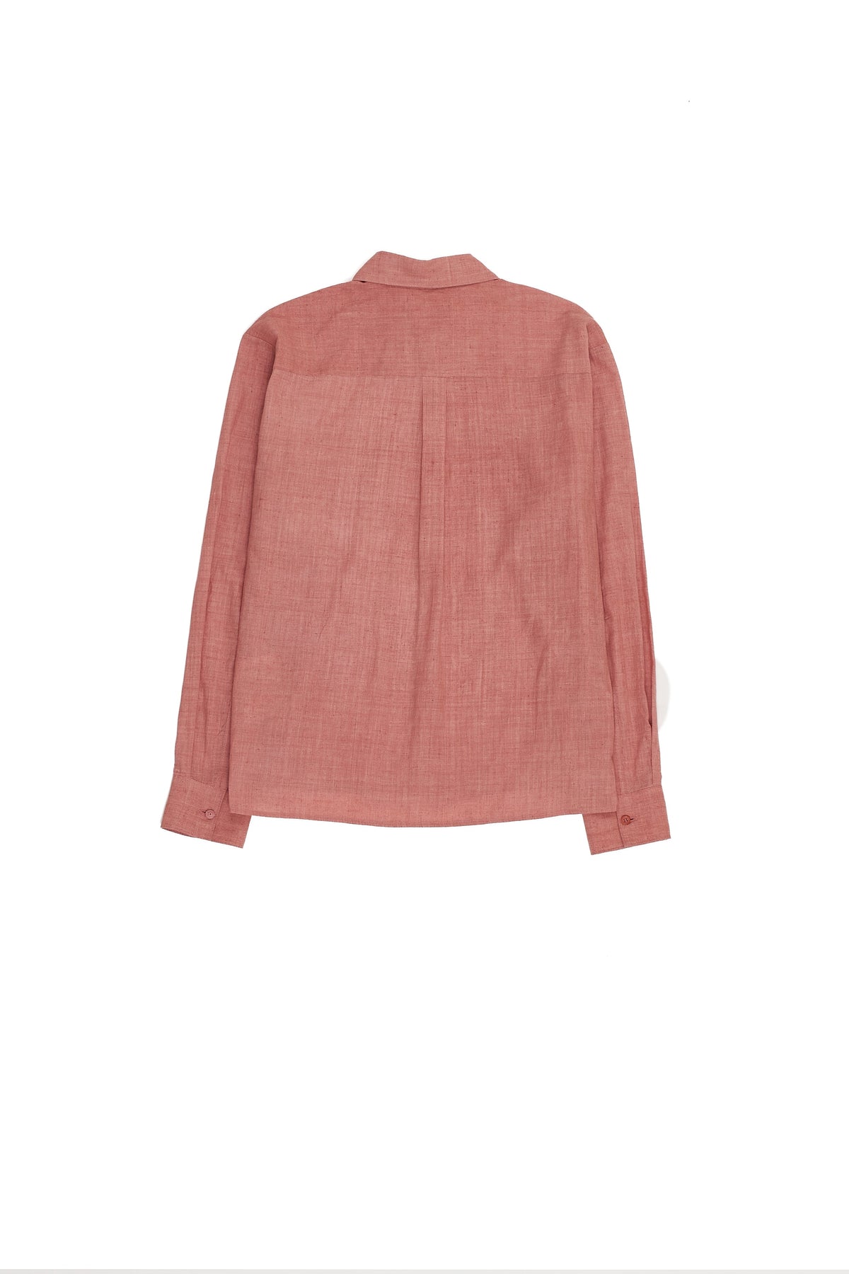 Chalk Pink Solid Fine Cotton Shirt