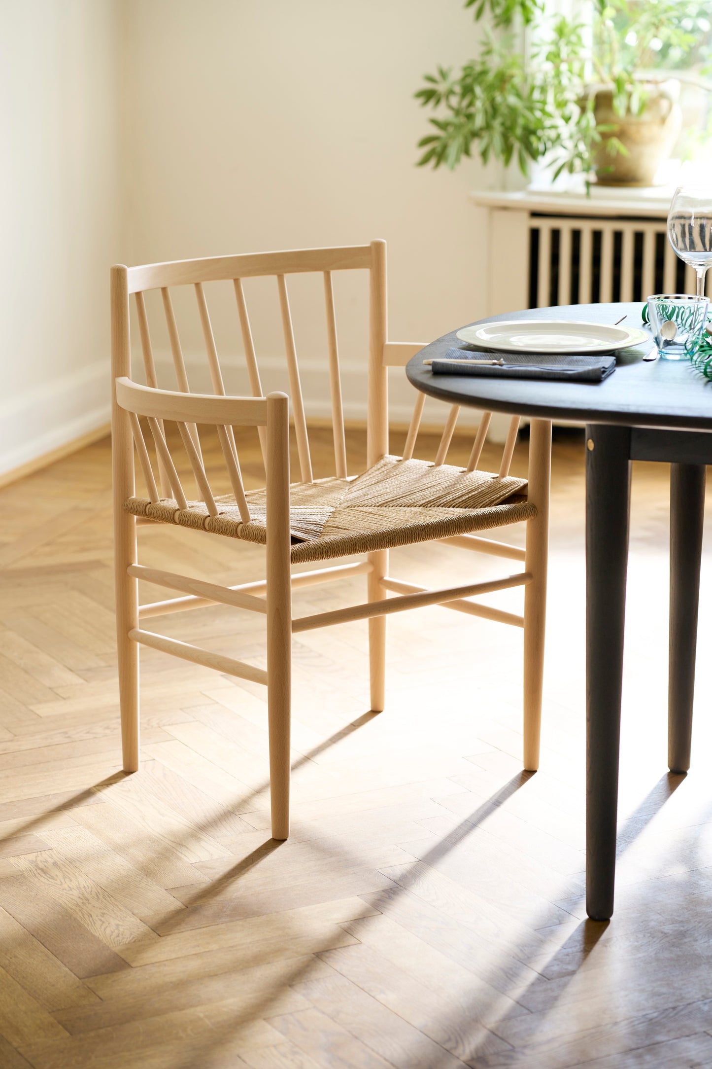 J81 chair in natural oiled oak