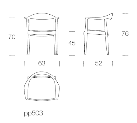 pp503 Round Chair